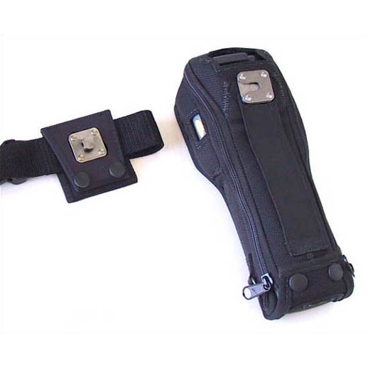 Protective softcase with swivel connection belt, with clear plastic screen, Intermec 2435 