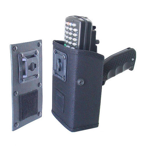 Holster for Intermec 6400 with scan handle, attach to dashboard, wall or tie to post