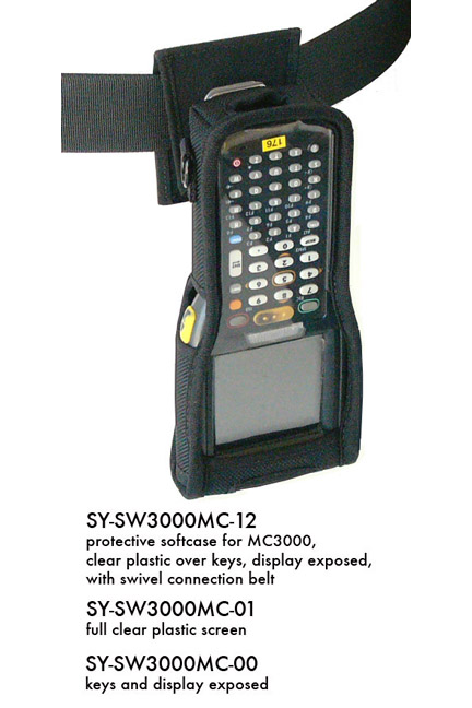 protective softcase for MC3000, display exposed