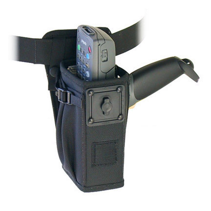 Left/right hip holster w belt w safety strap, Zebra-Motorola 8100 