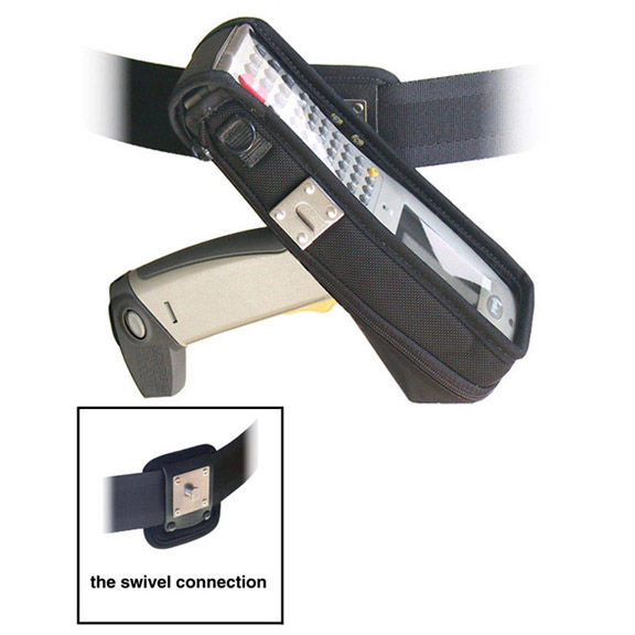 Protective softcase for Zebra-Motorola PDT6800, swivel connection belt.